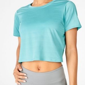 Fabletics Twist Back Short Sleeve Top
